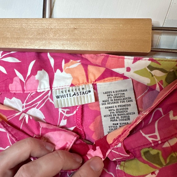 White Stag Pink Floral Skort - Picture 6 of 6